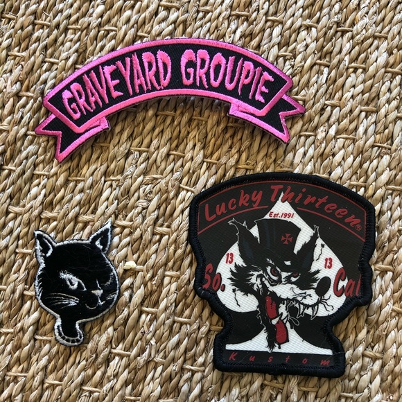 Goth punk patches - Picture 1 of 5